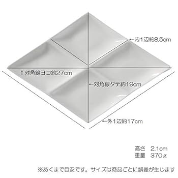  peak 3つ仕切り皿 4枚セット CATEGORY 仕切り皿 | 小田陶器オンラインストア